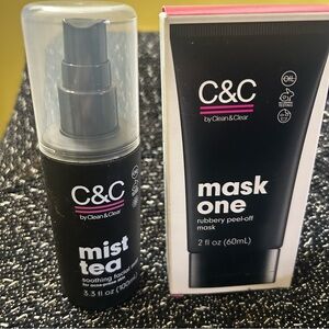 C&C by Clean & Clear Facial Mist and Mask Set - New!